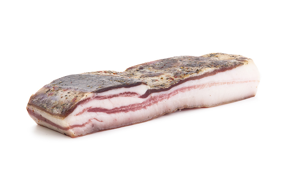 Pancetta tesa di suino nero dei Nebrodi